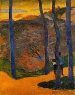 Поль Гоген Синие деревья-1888